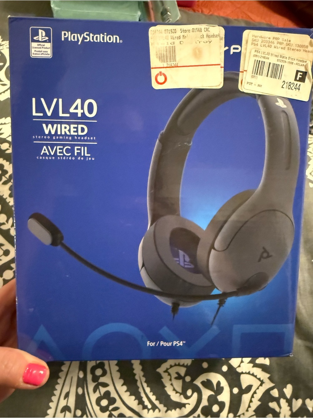PDP LVL40 Wired Gaming Headset - Black